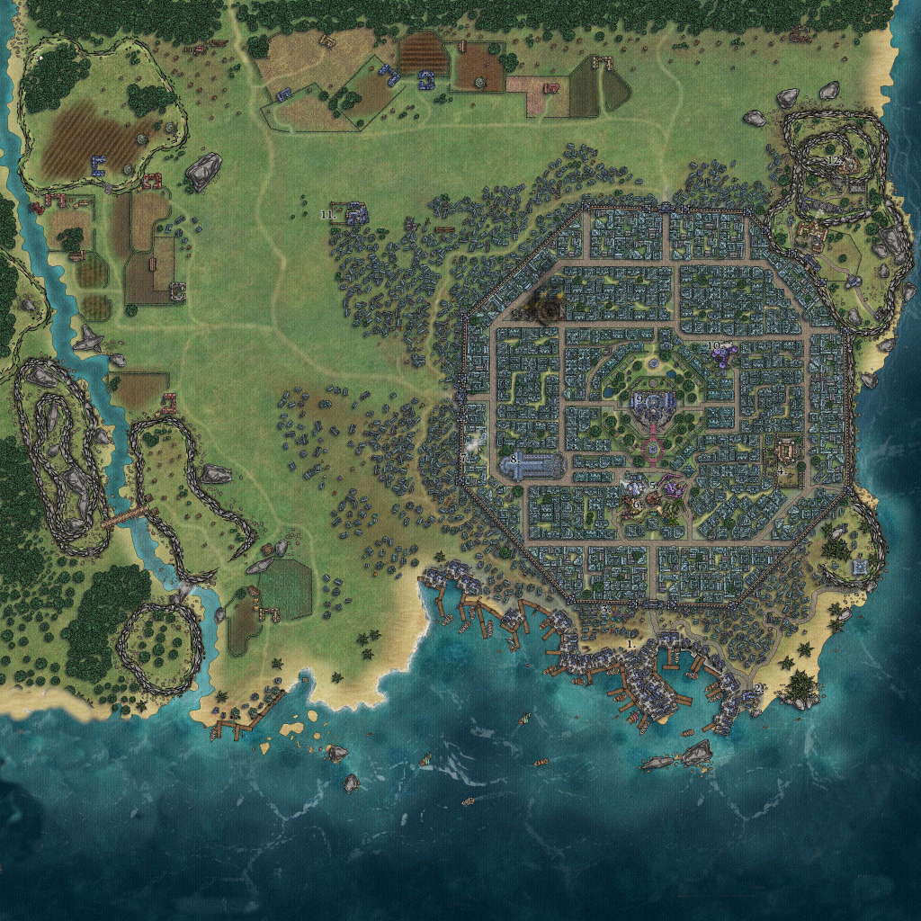 City Of Castlemere Map – Imperial Notes